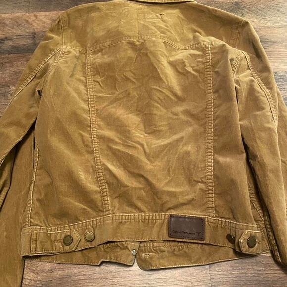 women's Calvin Klein corduroy jean jacket - Picture 4 of 7